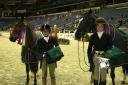 Co-Grand Pony Hunter Champions at the Washington International Horse Show â�� Mokoo Jumbee ridden by Paige Dekko and Everwood ridden by Naomi Weirens, a Jennifer Wood Photo